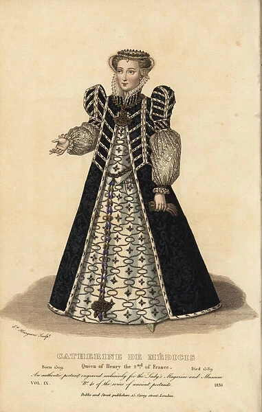 Catherine de Medicis, queen of Henry II of France, 1519-1589