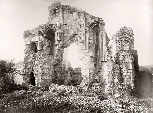 Caucasus Georgia - ruined monastery Kutaisi