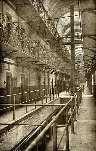 Cell Block Interior, Wakefield Prison, West Yorkshire