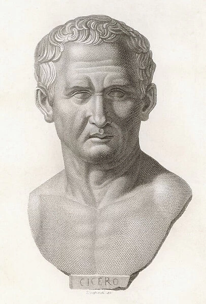 CICERO. MARCUS TULLIUS CICERO Roman statesman and orator