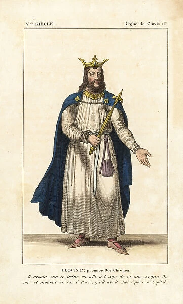 Clovis I, King of the Franks, 466-511