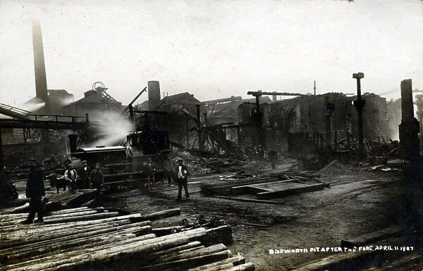 Colliery Fire, Dodworth, Yorkshire