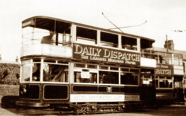 Colne Corporation tram, possibly 1920s