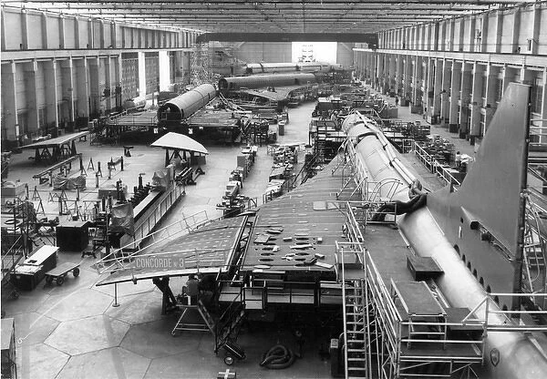The Concorde production line at Toulouse