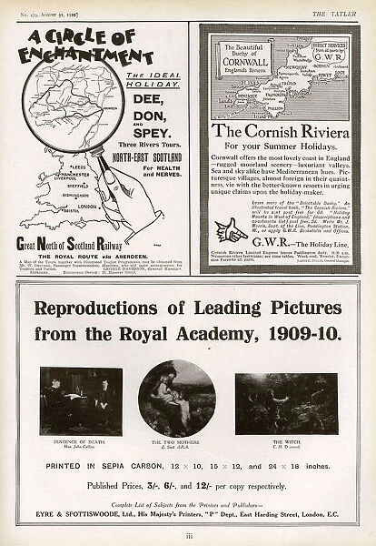 The Cornish Riviera and other ads