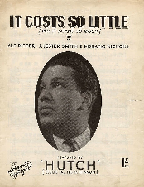 It Costs So Little - Leslie Hutch Hutchinson - Music sheet