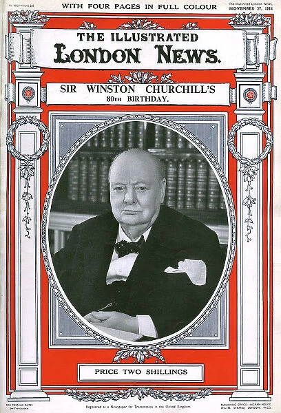 Cover of Churchill 80th birthday special edition