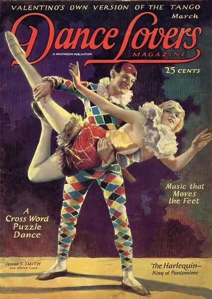 Cover of Dance magazine, March 1925