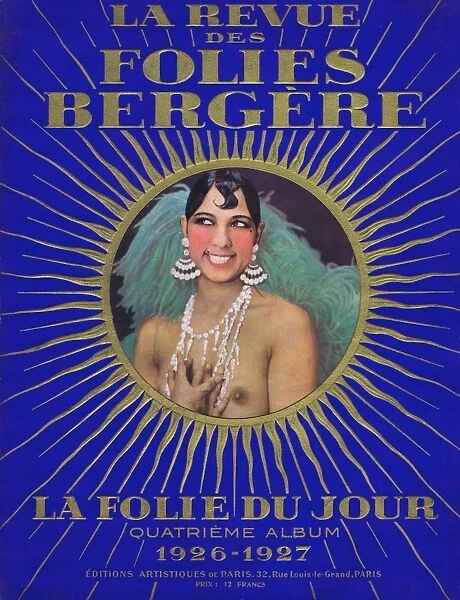 Cover of souvenir brochure for La Folie du Jour