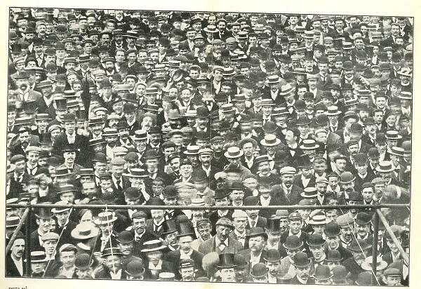 Crowd at The Oval Cricket Ground, London