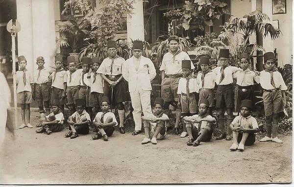 Cub pack in Colombo, Western Ceylon (Sri Lanka)