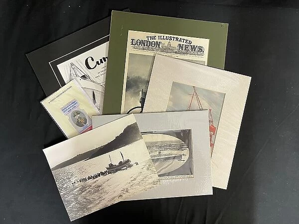 Cunard Line memorabilia, mostly relating to RMS Queen Mary