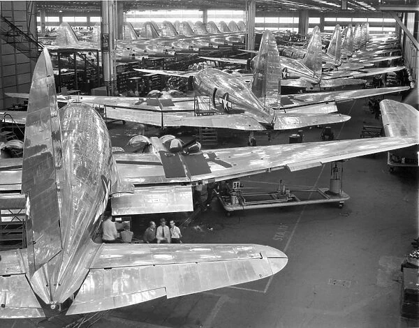 Curtiss C-46 Commando production at the Buffalo plant