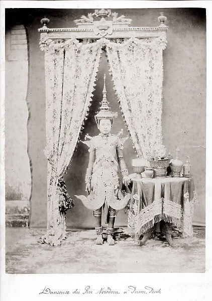 Dancer for King Norodom of Cambodia, Pnom Penh
