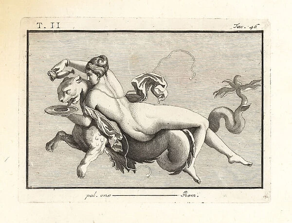 A daughter of Nereus mounted on a sea monster