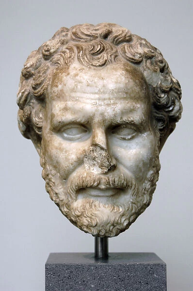 Demosthenes (384-322 B. C). Greek statesman and orator of anc