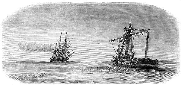 A derelict ship discovered, 1856