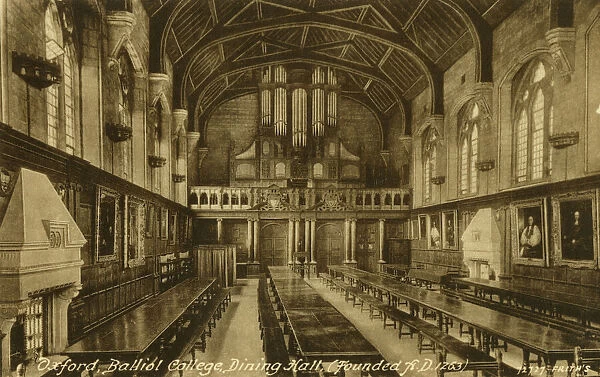 The Dining Hall of Balliol College, Oxford University