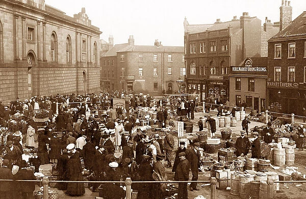 Doncaster Fruit and Vegetable Market early 1900s