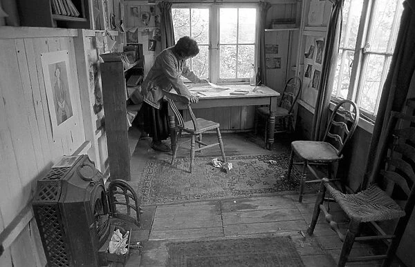 The Dylan Thomas writing shed at The Boathouse, Laugharne