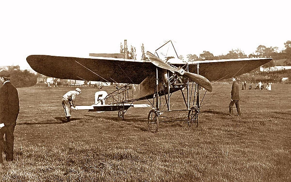 Early aeroplane at Burton on Trent