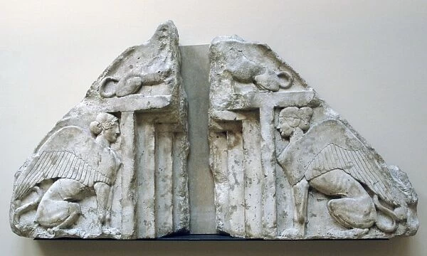 Early Classical. Guardian Sphinxes. 5th BC. Lycian. Xanthos
