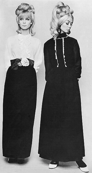 Edwardian style 1960s evening dresses
