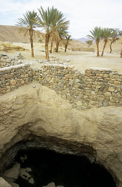 Egypt - an ancient water well in Arabian desert