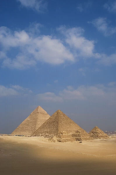 Egypt. The Pyramids of Giza. Pyramids of Khafre and Menkaure