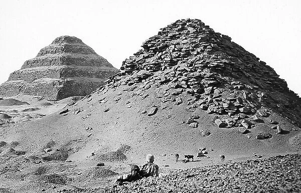 Egypt Stepped Pyramid of Saqqara Victorian period