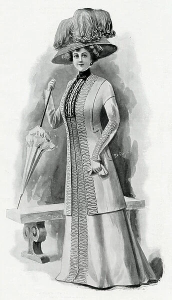 Elegant tailored dress 1909