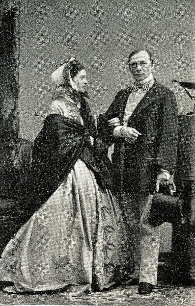 Emile de Girardin and his wife Delphine, French writers