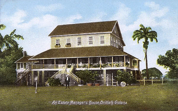 Estate Managers house, Guyana, South America