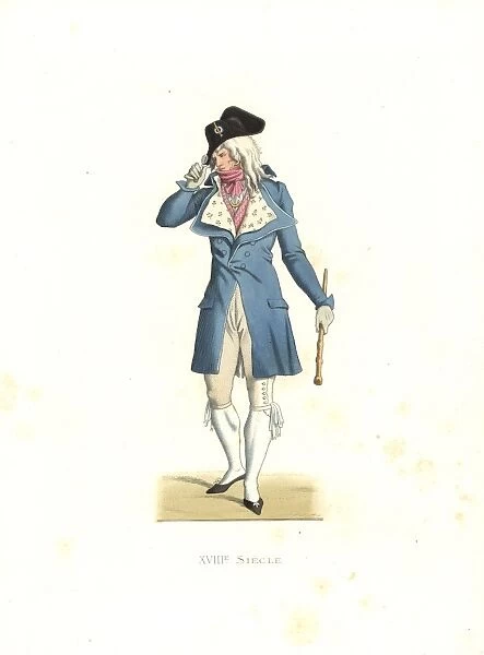Fashionable man Incroyable, France, 18th century