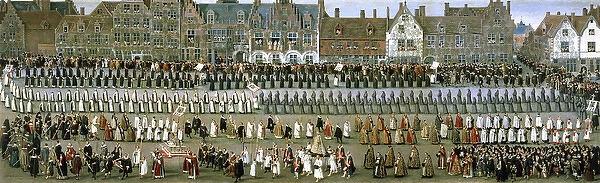 The feast of the Ommegang by Denis van Alsloot