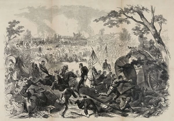 The first Battle of Bull Run, Va. Sunday afternoon, July 21