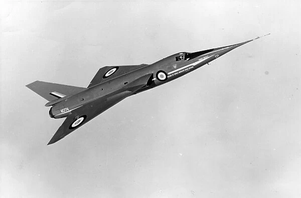 The first Fairey Delta 2 WG774 in 1957 markings