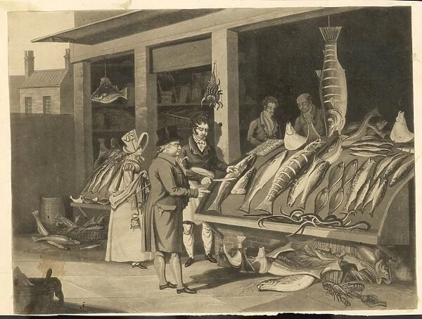 Fishmongers Shop  /  C19Th