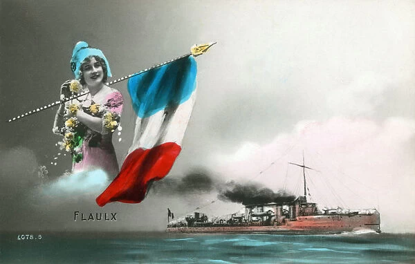 Flaulx - a French Naval battleship