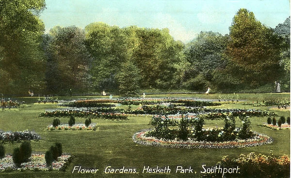 Flower Gardens, Hesketh Park, Southport, Lancashire