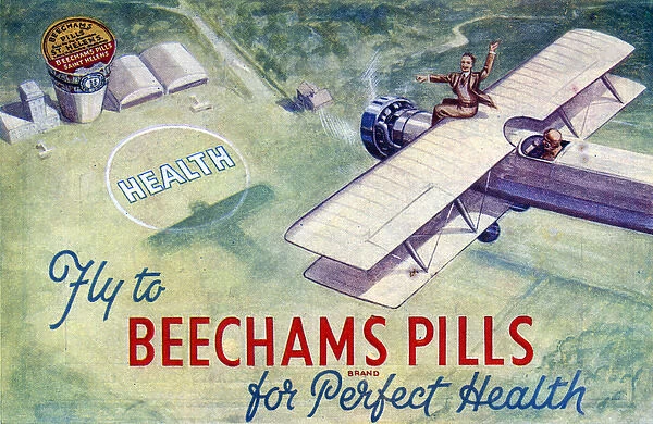 Fly to Beechams Pills for Perfect Health - Promo Prochure