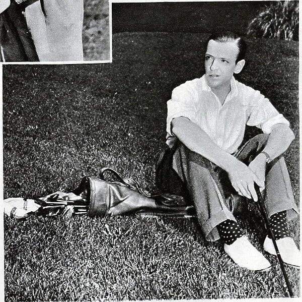 Fred Astaire golfing