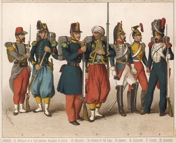 French Soldiers 1830 On