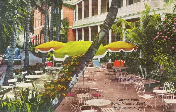 Garden Patio - Royal Victoria Hotel, Nassau, Bahamas