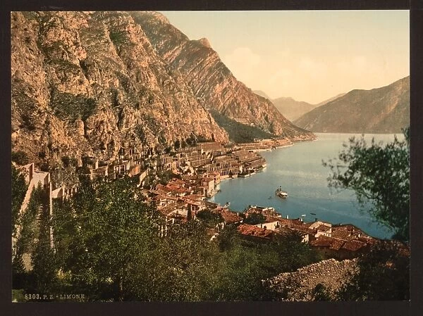 General view, Limone, Lake Garda, Italy