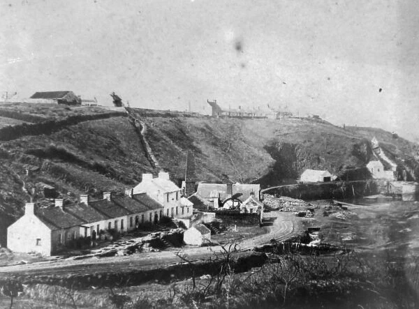 General view of Porthgain, Pembrokeshire, South Wales