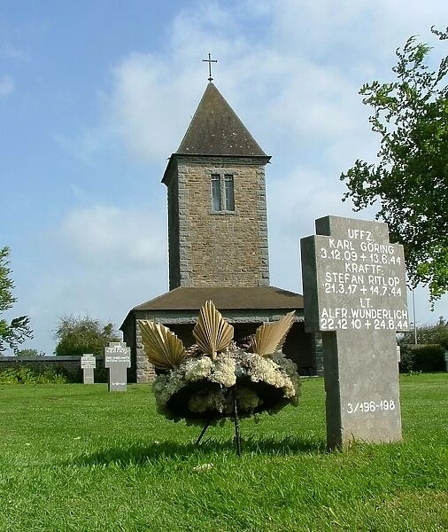 German Cemetery Orglandes Normandy