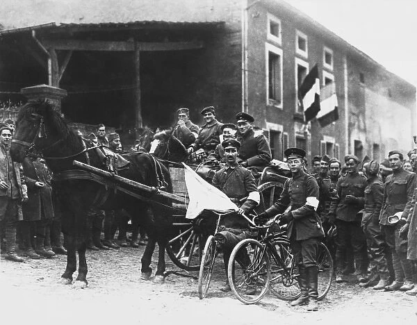 German surrender WWI