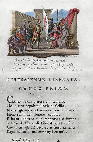 Gerusalemme Liberata (Jerusalem Delivered), 1581, by Torquat