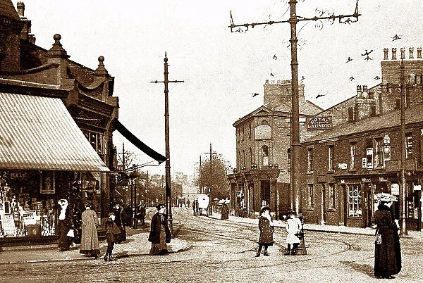 Gilda Brook Road, Eccles, early 1900s
